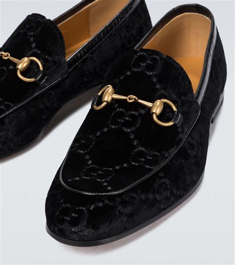 gucci velvet small|gucci black velvet loafers.